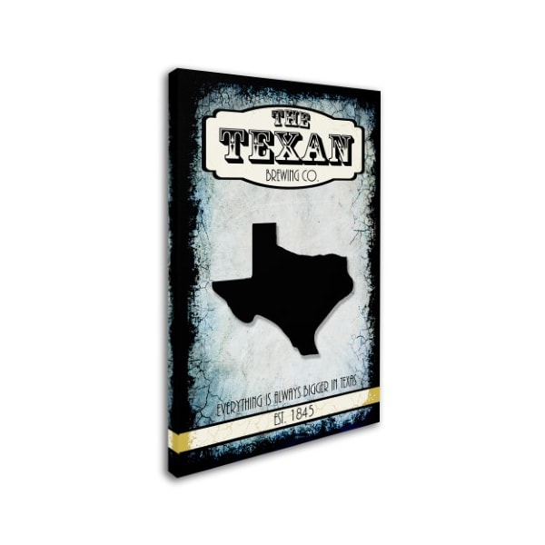 LightBoxJournal 'States Brewing Co Texas' Canvas Art,22x32